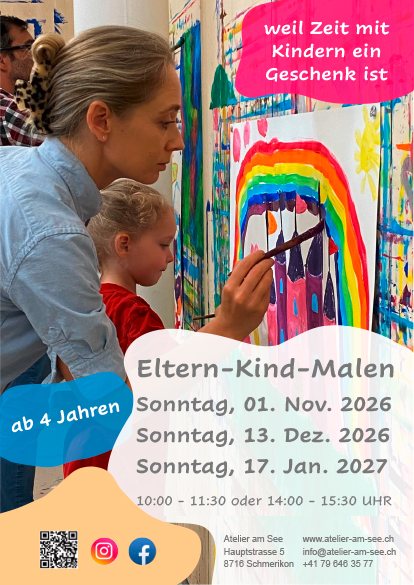 Eltern-Kind-Malen im Atelier am See