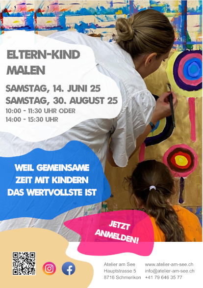Eltern-Kind-Malen im Atelier am See