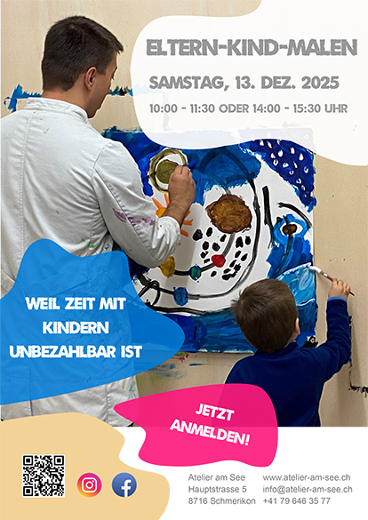 Eltern-Kind-Malen im Atelier am See